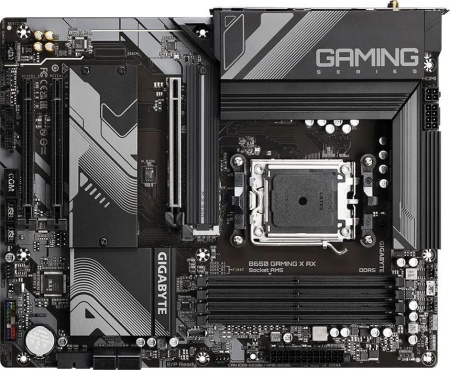 Материнская плата GIGABYTE B650 GAMING X AX, AM5, B650, 4*DDR5, DP+HDMI,  4 SATA 6 Гб/с, M2, Audio, Gb LAN, USB 3.2, USB 2.0, Type-C, COM*1 header, ATX