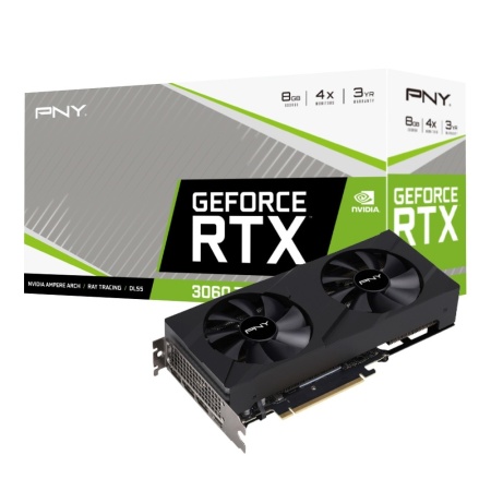 RTX3060Ti 8GB GDDR6X VERTO 2FAN GDDR6X 256-bit DPx3 HDMI RTL