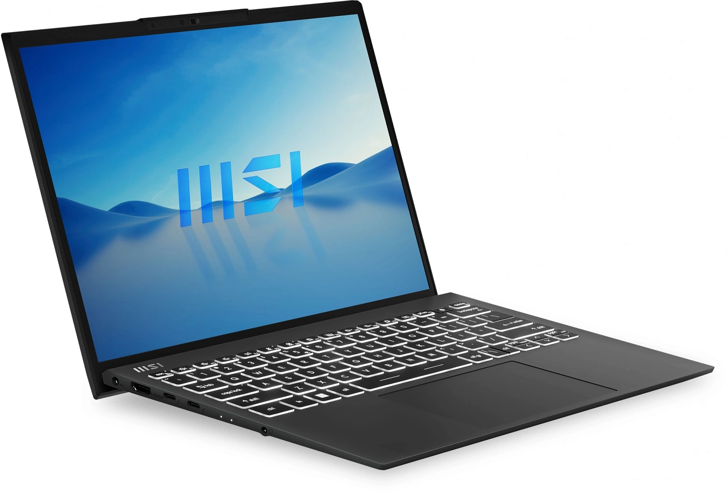 Ноутбук MSI Prestige 13 Evo A13M-225XRU, Core I5-1340P 13,3" FHD+(1920*1200) 16:10 IPS AG, LPDDR5 16GB, 512GB M.2 SSD, Iris Xe Graphics, Stellar Grey,75Whr,990g, 1y, DOS, KB Eng/Rus