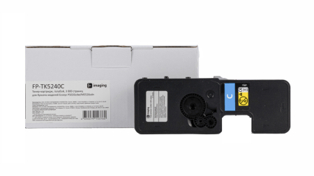 Тонер-картридж F+ imaging, голубой, 3 000 страниц, для Kyocera моделей Ecosys P5026cdw/M5526cdn (аналог TK-5240C /1T02R7CNL0), FP-TK5240C