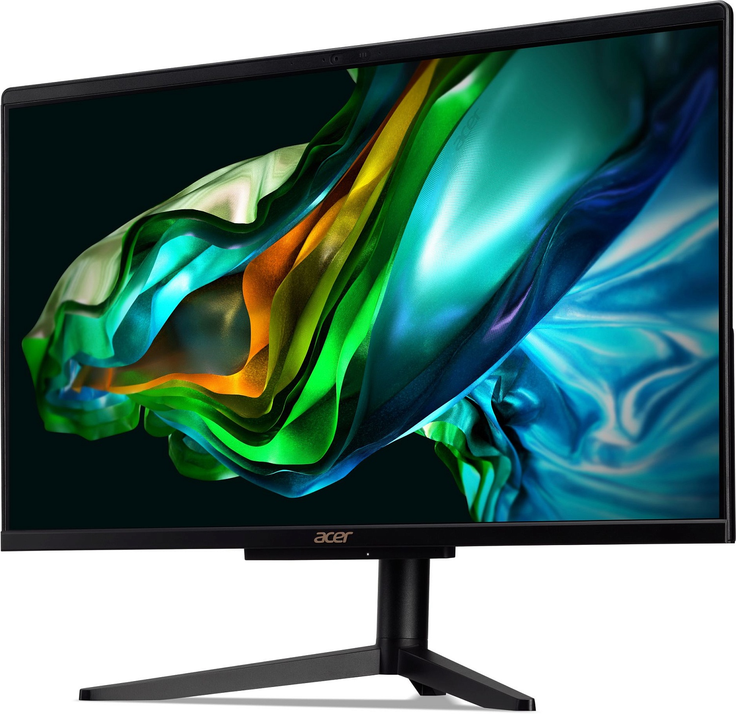 Моноблок Acer Aspire C24-1610 23.8" Full HD N100 (0.8) 8Gb SSD512Gb UHDG CR Eshell WiFi BT 65W клавиатура мышь Cam черный 1920x1080