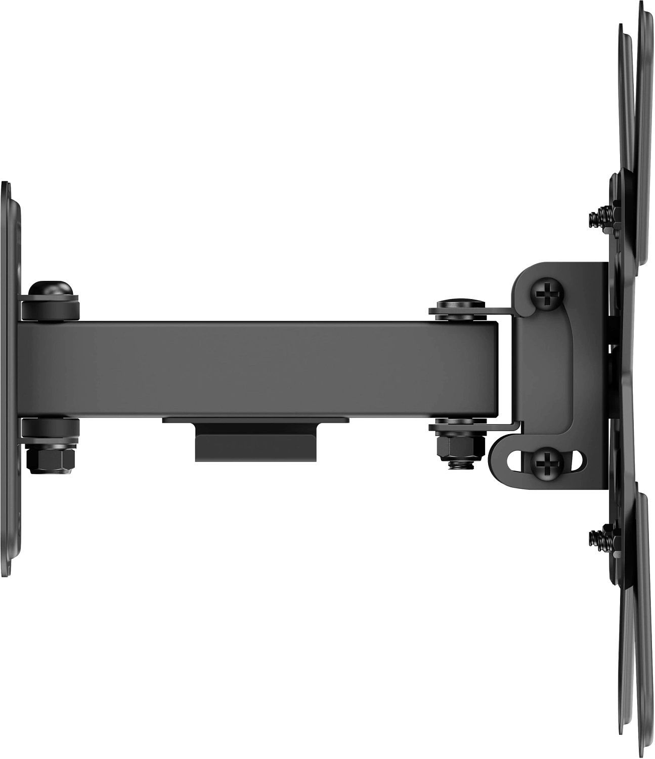 Кронштейн для телевизора Ultramounts UM966 черный 13"-43" макс.20кг настенный поворот и наклон