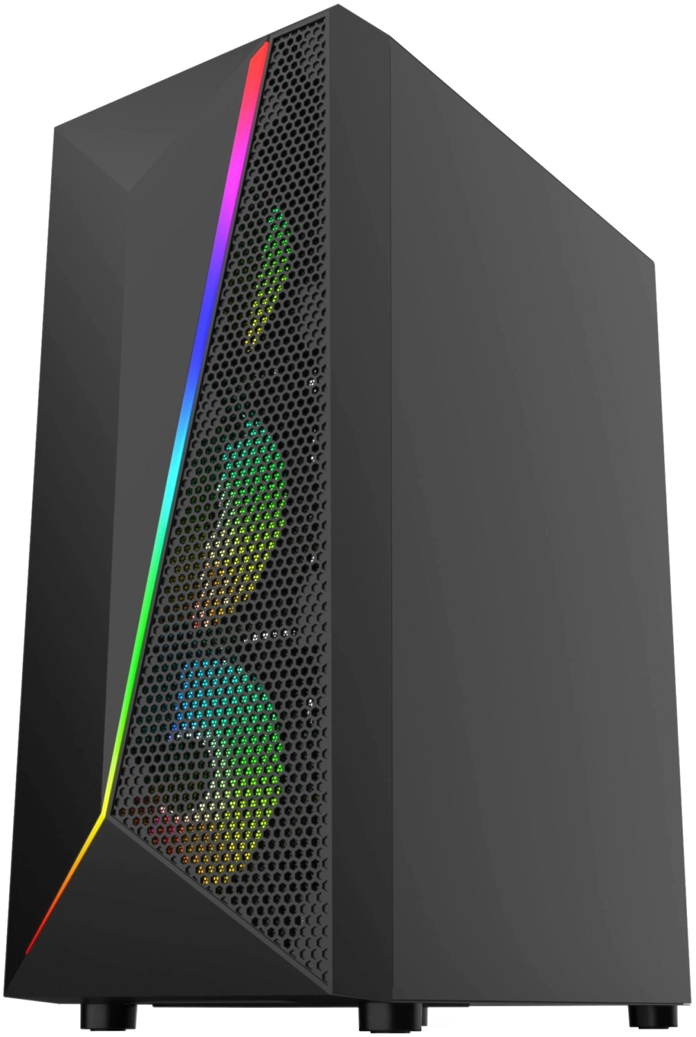 Корпус Bloody BD-CC106F черный без БП ATX 4x120mm 1xUSB2.0 1xUSB3.0 audio bott PSU