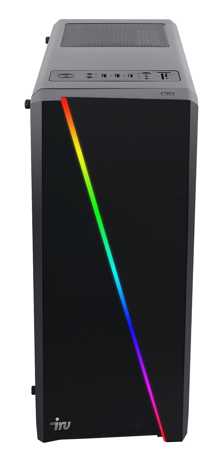 ПК IRU Game 525 MT Ryzen 5 2600 (3.4) 16Gb 1Tb 7.2k SSD120Gb GTX1650 4Gb Windows 10 Home Single Language 64 GbitEth 500W черный (1417358)