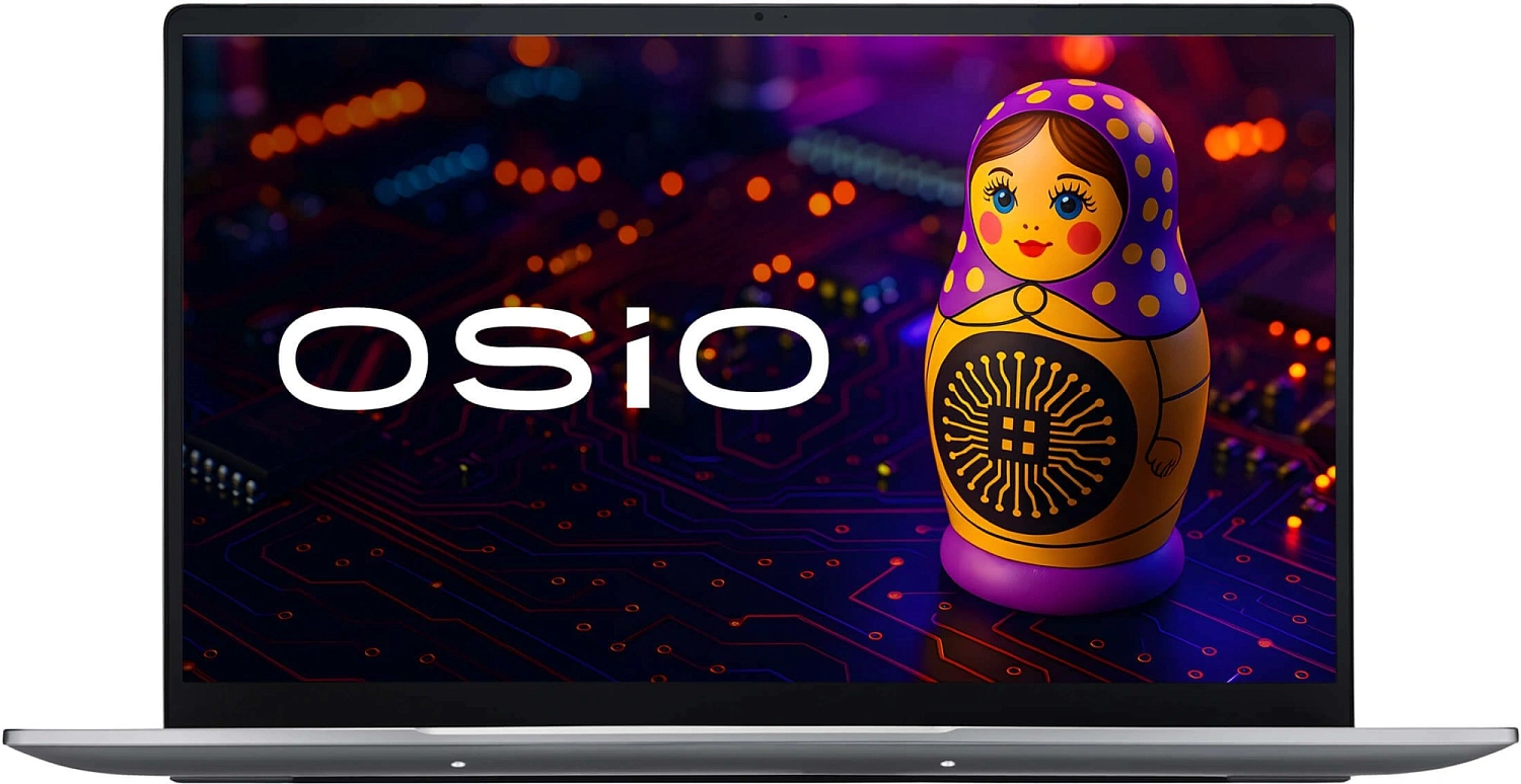 Ноутбук Osio FocusLine F150a-026 Ryzen 5 5560U 16Gb SSD512Gb Intel UHD Graphics 15" IPS FHD (1920x1080) Windows 11 Home grey WiFi BT Cam 6000mAh