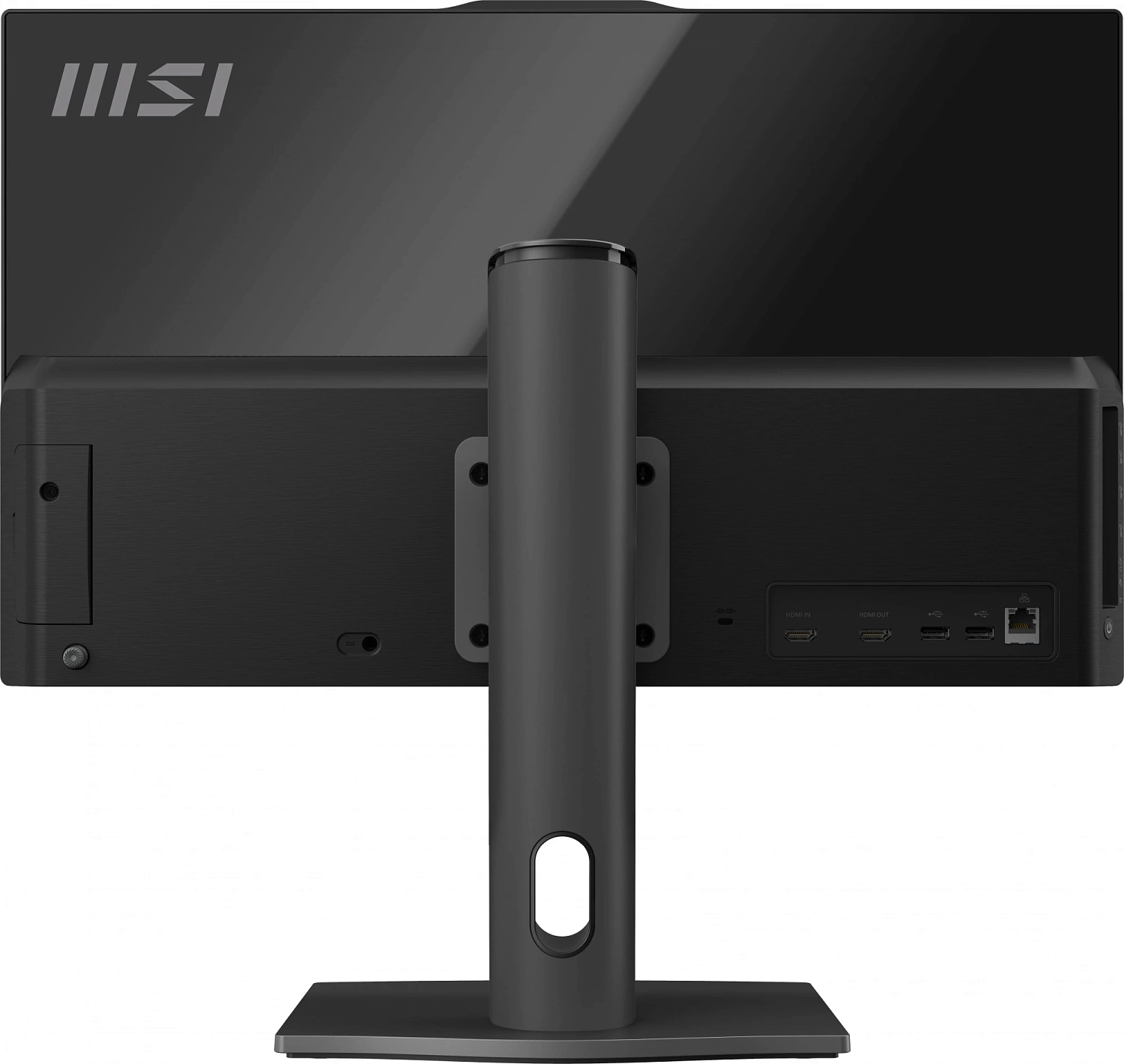 Моноблок MSI Modern AM242P 12M-671XRU 23.8" Full HD i5 1235U (1.3) 8Gb SSD512Gb Iris Xe noOS GbitEth WiFi BT 120W клавиатура мышь Cam черный 1920x1080