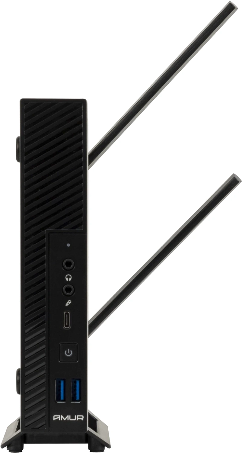 ПК Мини Amur Финвал H6I12 i5 12400 (2.5) 8Gb SSD256Gb UHDG 730 FreeDOS GbitEth WiFi BT мышь клавиатура черный (RUS) (2117524)