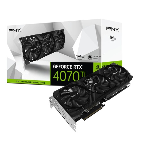 RTX4070Ti 12GB VERTO 3FAN DLSS 3 GDDR6X 192-bit DPx3 HDMI RTL