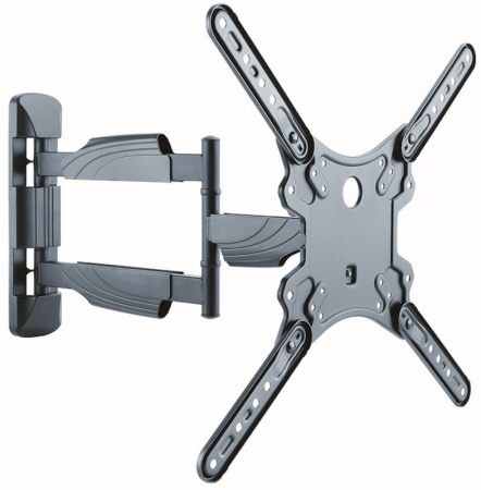 Кронштейн для телевизора Ultramounts UM871 черный 23"-55" макс.35кг настенный поворотно-выдвижной и наклонный