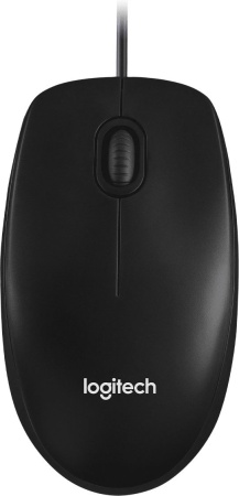 Мышь Logitech M100 черный оптическая (1000dpi) USB (2but)