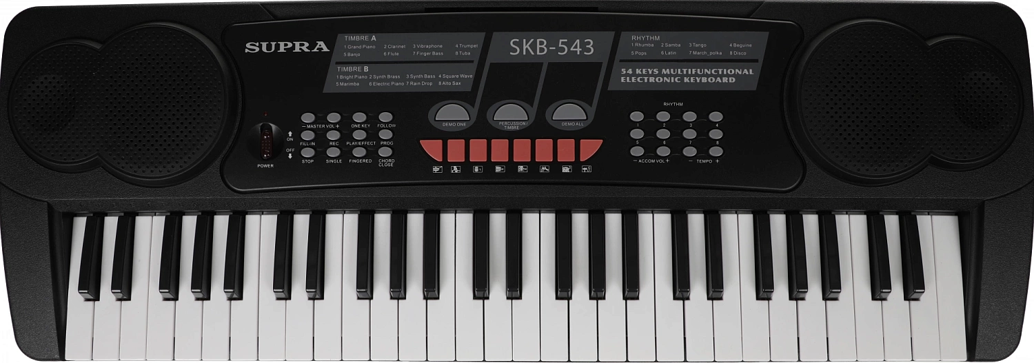 Синтезатор Supra SKB-543 54клав. черный