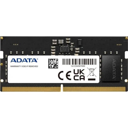 Модуль памяти ADATA 8GB ADATA DDR5 4800 SO DIMM Non-ECC, CL40, 1.1V, Bulk