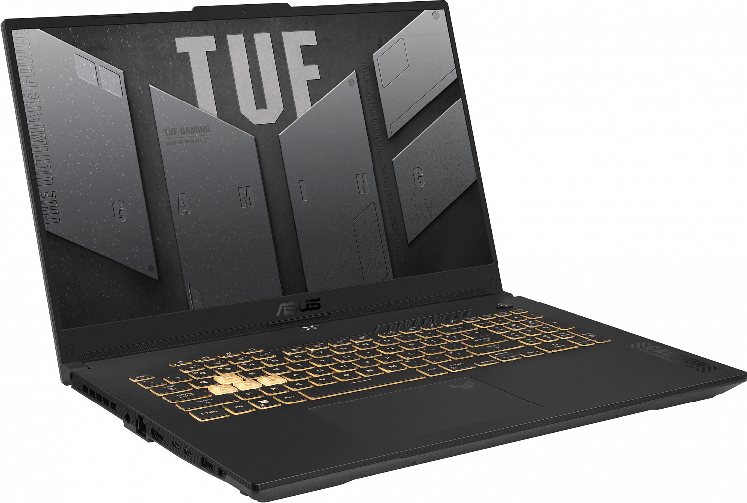 Ноутбук Asus TUF Gaming F17 FX707ZC4-HX056 Core i7 12700H 16Gb SSD1Tb NVIDIA GeForce RTX 3050 4Gb 17.3" IPS FHD (1920x1080) noOS grey WiFi BT Cam (90NR0GX1-M003H0)