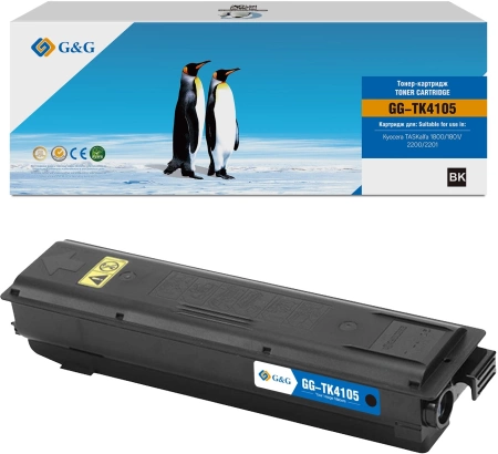 Тонер-картридж G&G toner cartridge for Kyocera TASKalfa 1800/1801/2200/2201 15 000 pages with chip TK-4105 1T02NG0NL0 гарантия 12 мес.