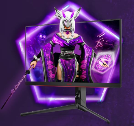 Монитор AOC 27" Agon AG274QXM черный IPS LED 16:9 HDMI M/M матовая HAS Piv 600cd 178гр/178гр 2560x1440 170Hz G-Sync FreeSync Premium DP 2K USB 8.15кг