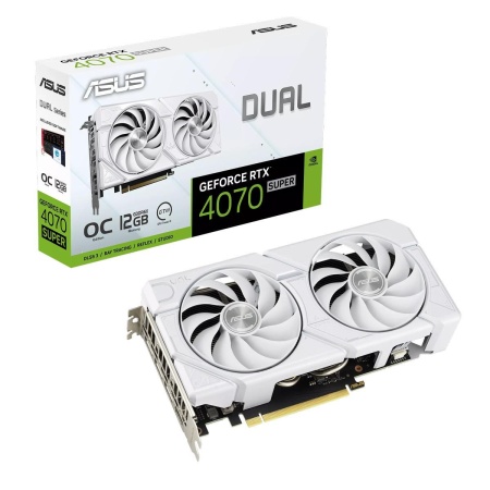 Видеокарта ASUS DUAL-RTX4070S-O12G-EVO-WHITE