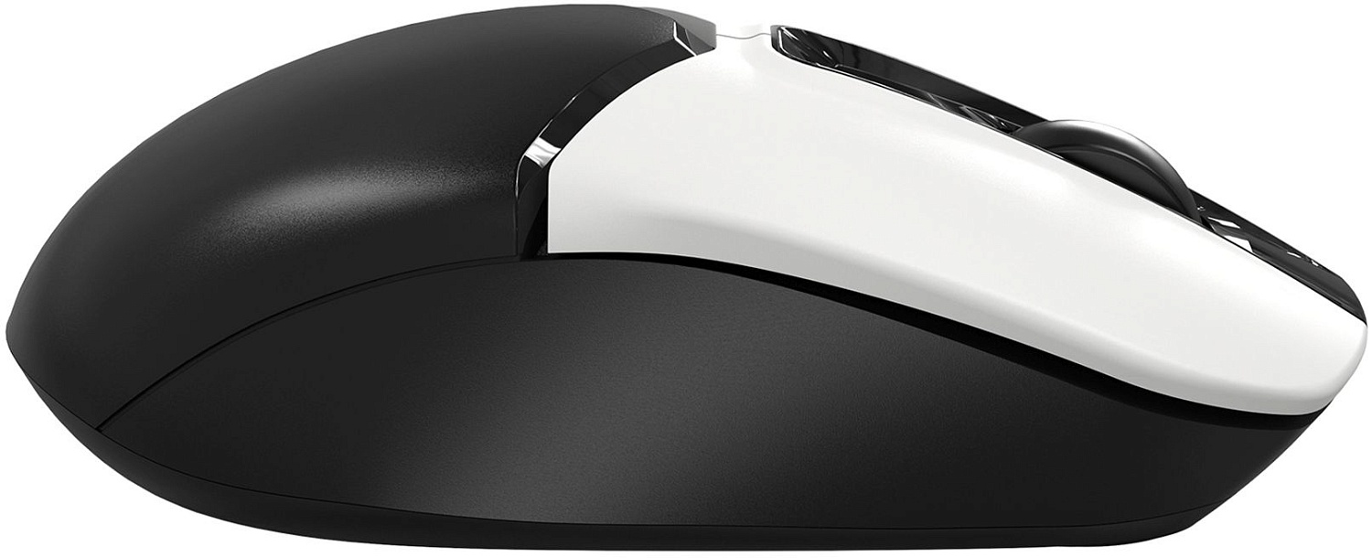 Мышь A4Tech Fstyler FB12S черный/белый оптическая (1200dpi) silent беспроводная BT/Radio USB (2but) Мышь A4Tech Fstyler FB12S черный/белый оптическая (1200dpi) silent беспроводная BT/Radio USB (2but)