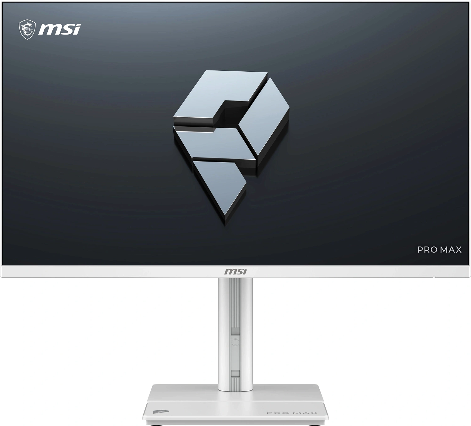 Моноблок MSI Pro MAX 27P Z 8MG-008 27" Full HD Ryzen 5 220 (3.2) 16Gb SSD512Gb RGr без ОС WiFi BT клавиатура мышь Cam белый 1920x1080