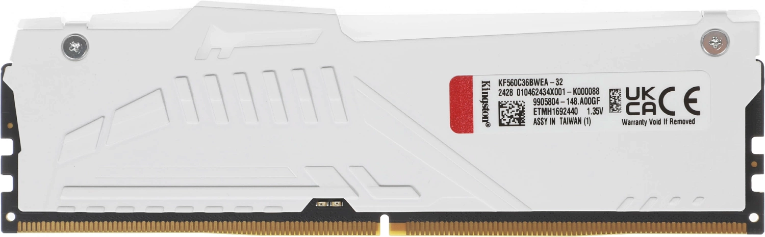 Модуль памяти Kingston 32GB DDR5 6000MHz DIMM FURY Beast White EXPO RGB CL36