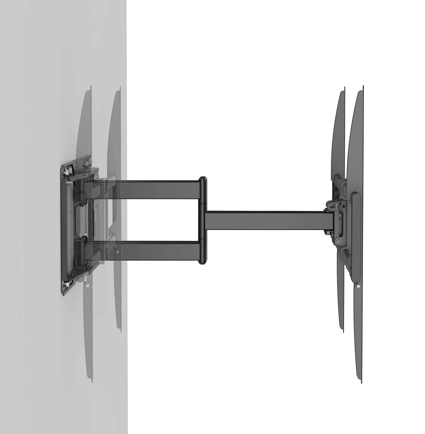 Кронштейн для телевизора Ultramounts UM968 черный 43"-105" макс.50кг настенный поворот и наклон
