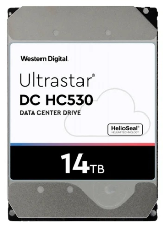 Жесткий диск Western Digital Ultrastar DC HС530 HDD 3.5" SAS 14Тb, 7200rpm, 512MB buffer (0F31021), 1 year