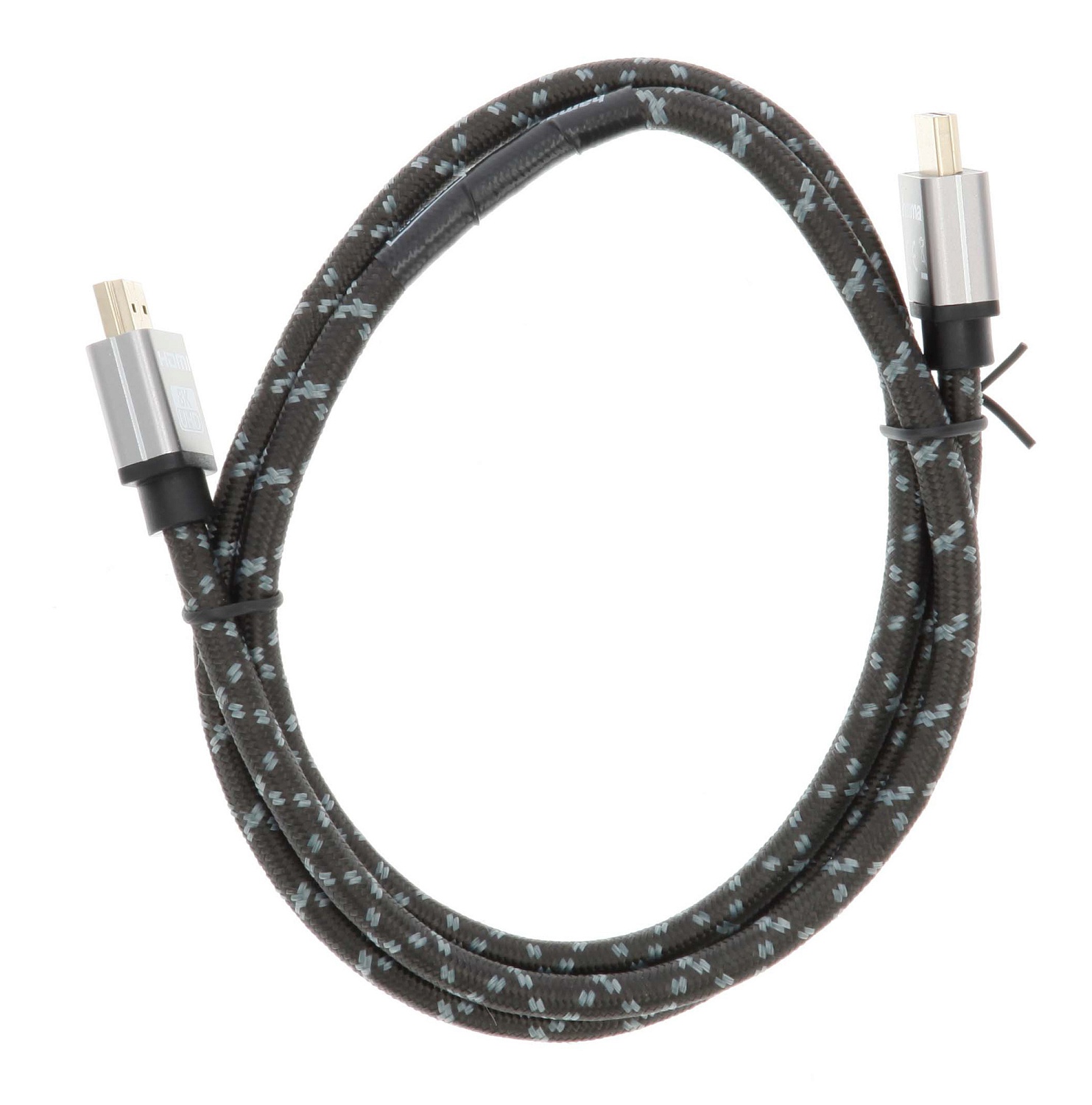 Кабель аудио-видео Hama H-205238 HDMI (m)/HDMI (m) 1м. позолоч.конт. черный/серый (уп.:1шт) (00205238)