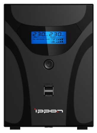 Источник бесперебойного питания Ippon Smart Power Pro II 1200 720Вт 1200ВА черный