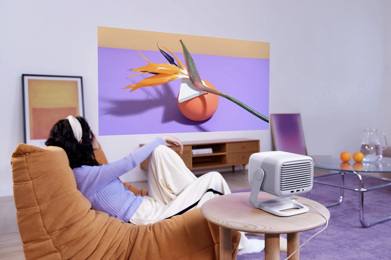 Проектор JMGO N1 DLP 800Lm LS 1200Lm ANSI (1920x1080) 1600:1 ресурс лампы:30000часов 1xUSB typeA 1xHDMI 2.55кг