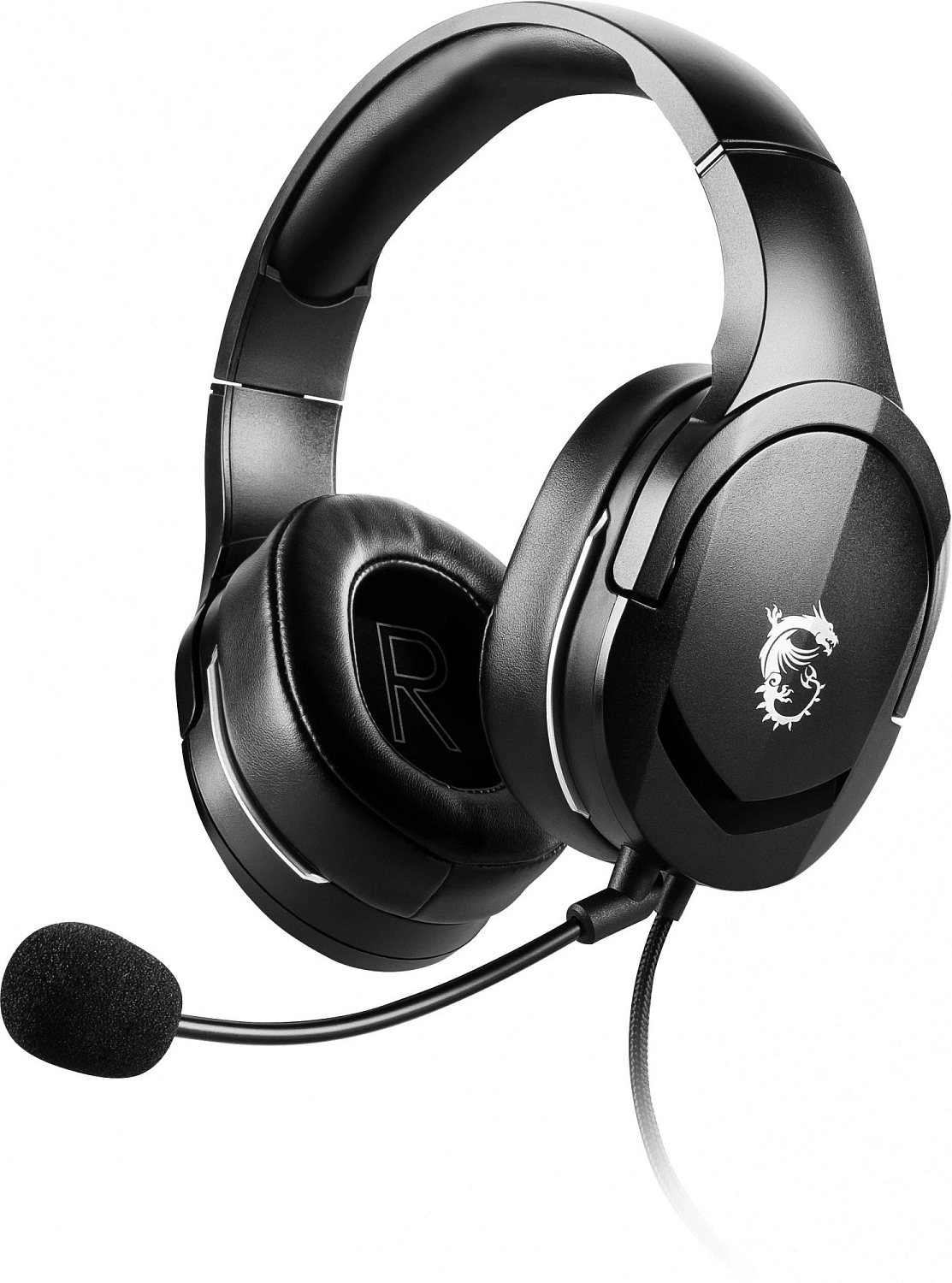 Наушники с микрофоном MSI Immerse GH20 черный 1.5м накладные оголовье (S37-2101060-SV1)