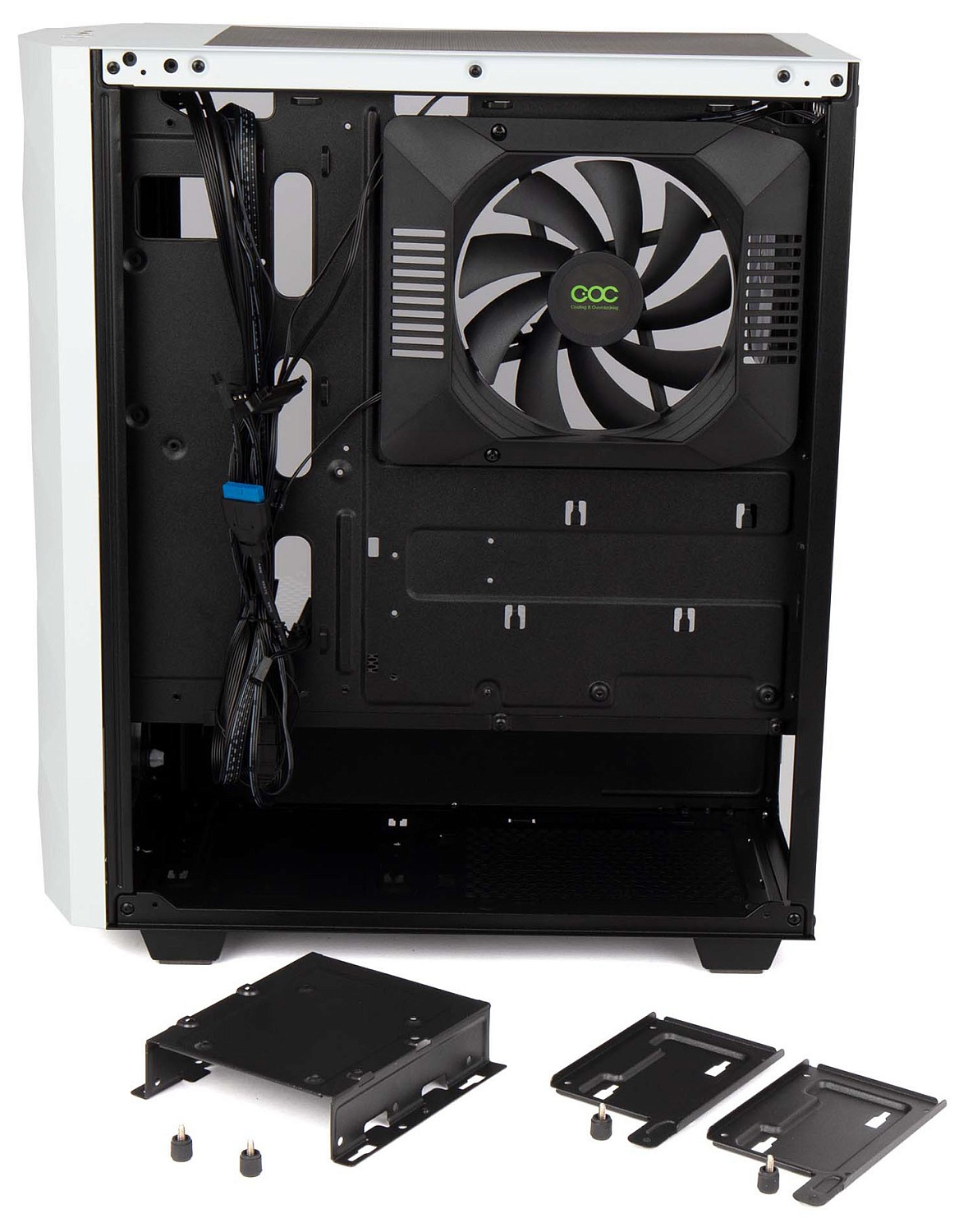 Корпус Hiper DCW белый без БП ATX 5x120mm 4x140mm 1xUSB2.0 1xUSB3.0 audio bott PSU