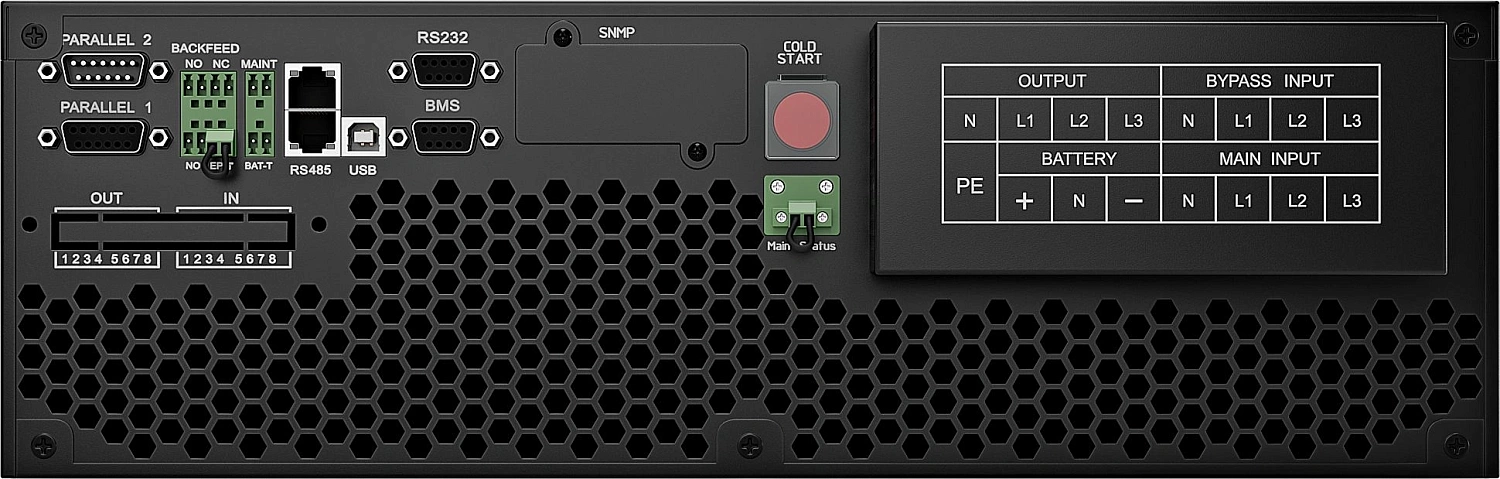 Источник бесперебойного питания Ippon Intatum RT 10K 10000Вт 10000ВА черный