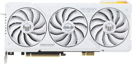 Видеокарта Asus PCI-E 4.0 TUF-RTX4070TIS-O16G-BTF-WHITE NVIDIA GeForce RTX 4070TI Super 16Gb 192bit GDDR6X 2640/21000 HDMIx2 DPx3 HDCP Ret