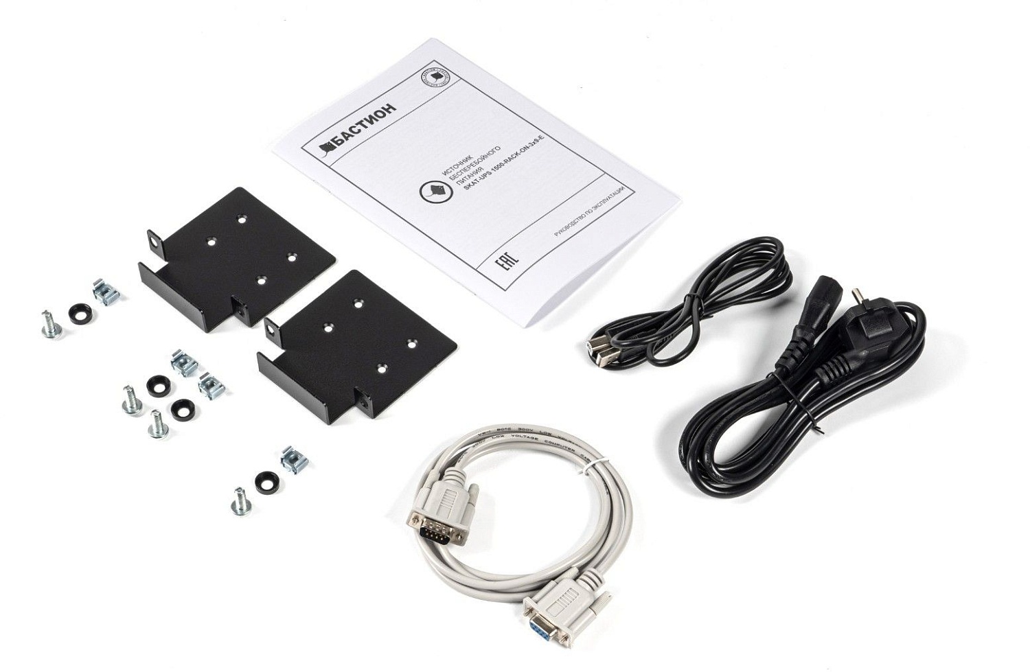 Источник бесперебойного питания Бастион Skat-UPS 1500-Rack-ON-3X9-E 1350Вт 1500ВА черный