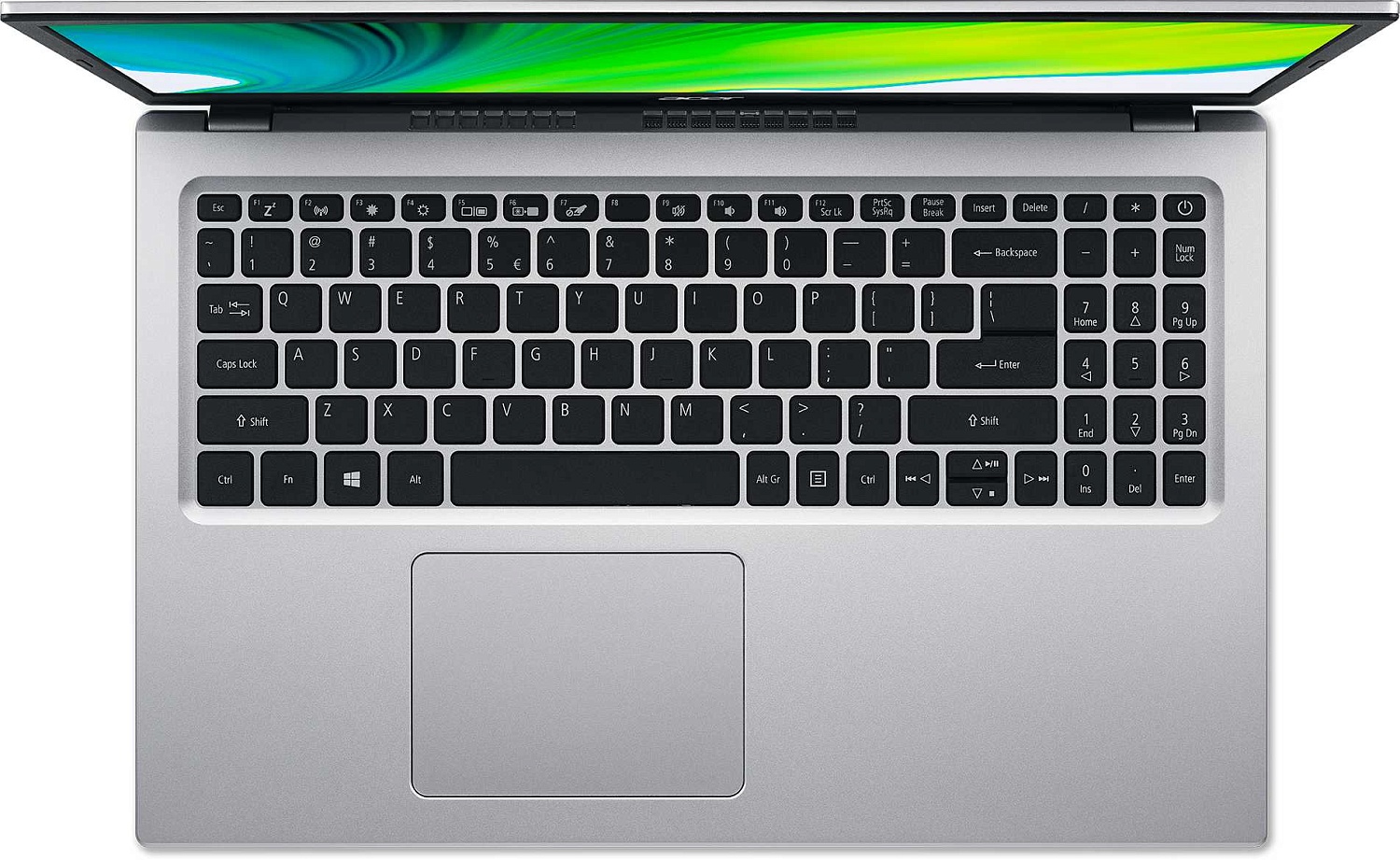 Ноутбук Acer Aspire 5 A515-56-32DM Core i3 1115G4 8Gb SSD256Gb Intel UHD Graphics 15.6" IPS FHD (1920x1080) Windows 11 Home silver WiFi BT Cam (NX.AAS2A.001)