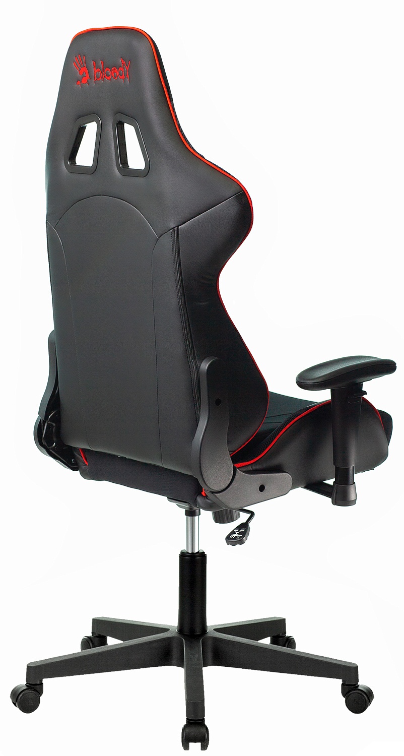 Кресло игровое A4Tech Bloody GC-400 черный/красный с подголов. крестов. пластик черный Кресло игровое A4Tech Bloody GC-400 черный/красный с подголов. крестов. пластик черный