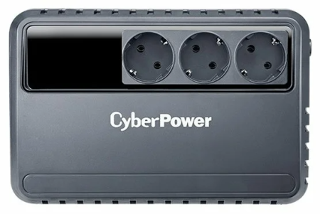 Источник бесперебойного питания Cyberpower BU600E Line-Interactive 600VA/360W (3 EURO)