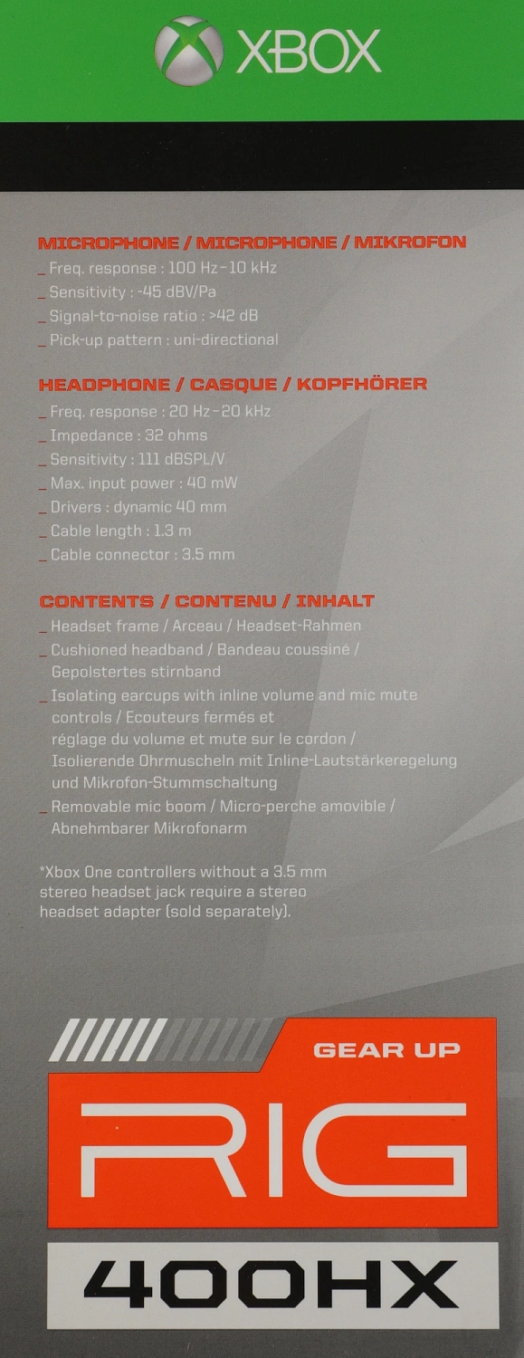 Наушники с микрофоном Nacon камуфляж 1.3м накладные оголовье (RIG400HXFO)