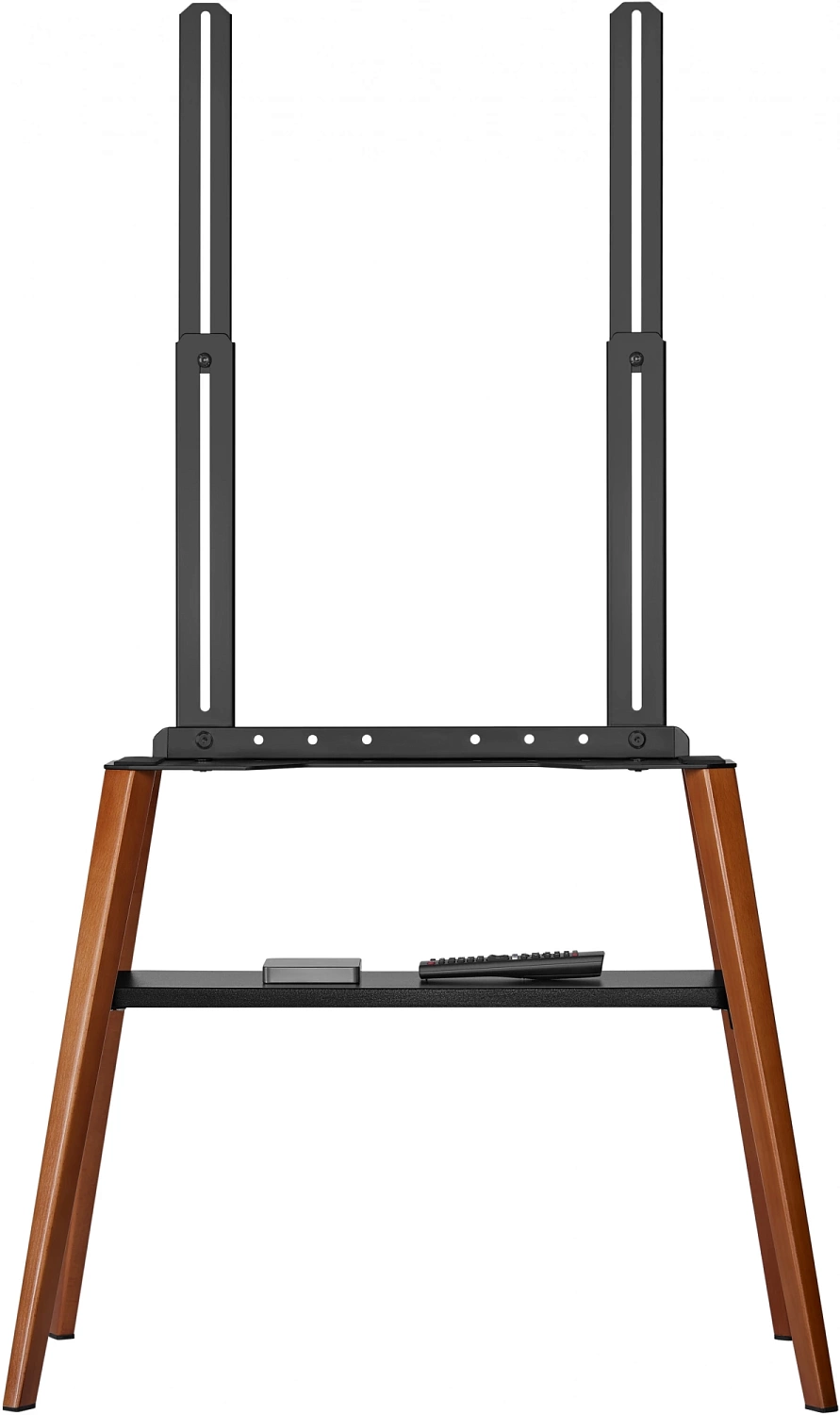 Подставка для телевизора Cactus CS-ST3645BKWN черный/орех 43"-65" макс.40кг напольный