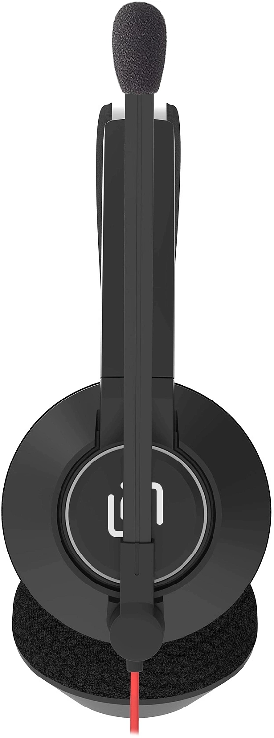 Наушники с микрофоном Оклик HS-L905 черный 2.8м накладные оголовье (1978702)