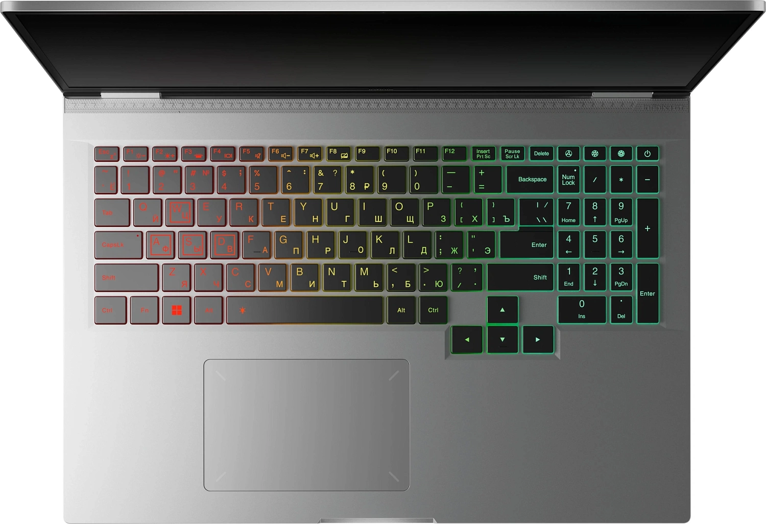 Ноутбук Infinix GTBook GL614 Intel Core i5-13420H/16Gb/SSD512Gb/RTX5060 8Gb (90W)/16"/IPS/WQXGA/2560x1600/120Hz/NoOS/Silver/1.99kg (71005000135)