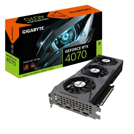 RTX4070 EAGLE OCV2 12GB GDDR6X 192-bit DPx2 HDMIx2 3FAN RTL