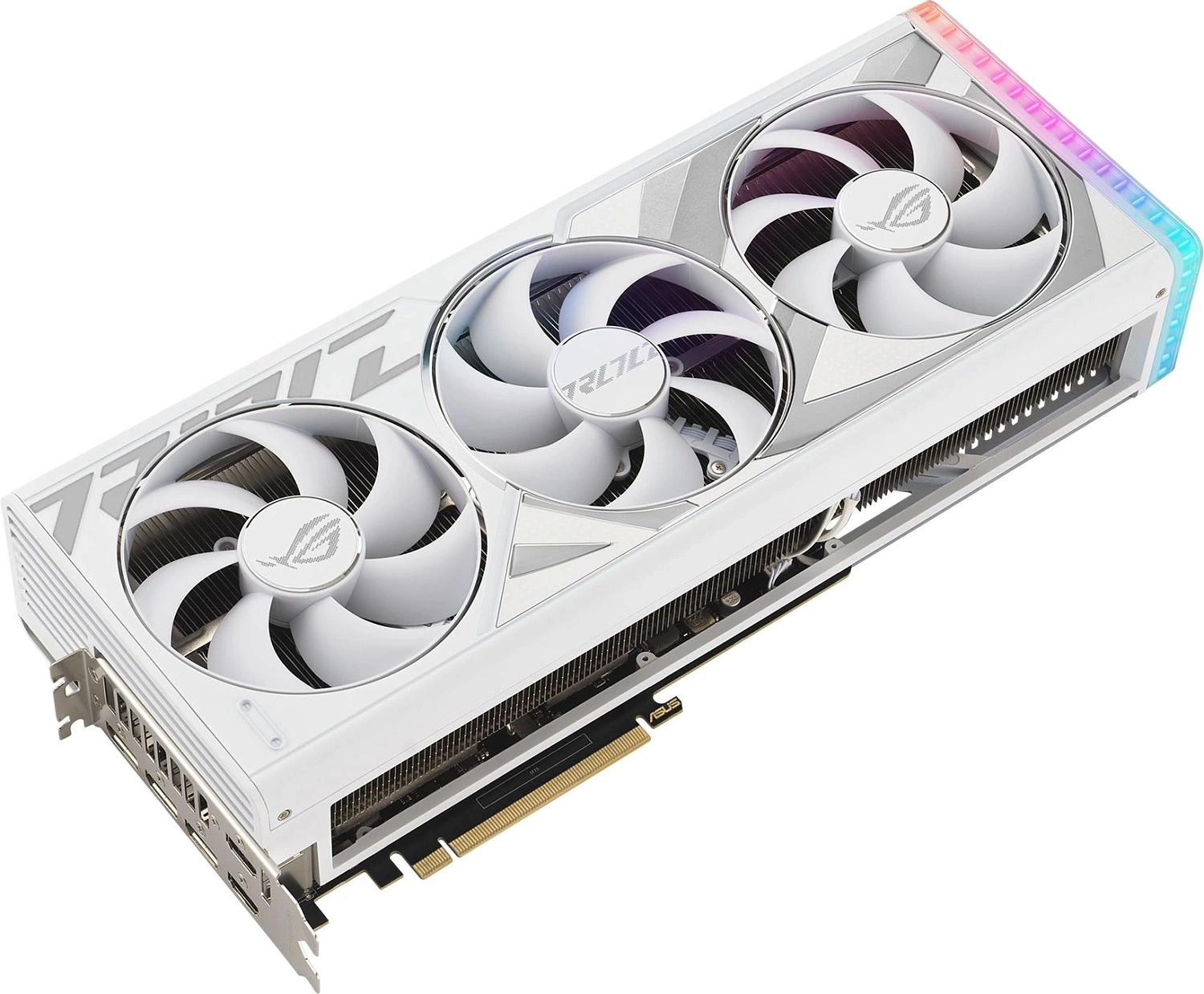 Видеокарта Asus PCI-E 4.0 ROG-STRIX-RTX4080S-16G-WHITE NVIDIA GeForce RTX 4080 Super 16Gb 256bit GDDR6X 2550/23000 HDMIx2 DPx3 HDCP Ret