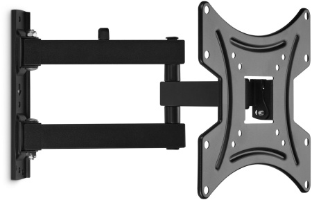 Кронштейн для телевизора Buro FL3S черный 20"-48" макс.15кг настенный поворотно-выдвижной и наклонный