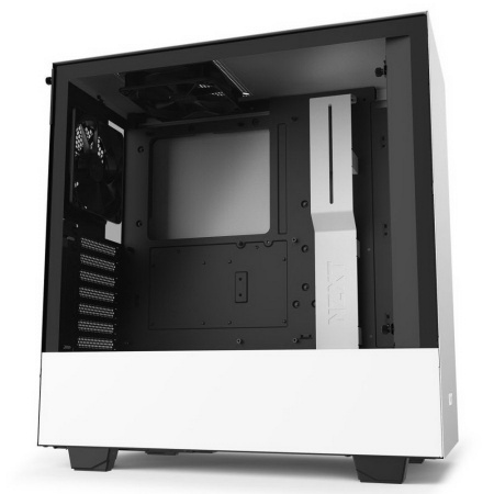 H511 CA-H511B-W1 Compact Mid Tower Black/White Chassis with 2x 120mm Aer F Case Fans (695393)