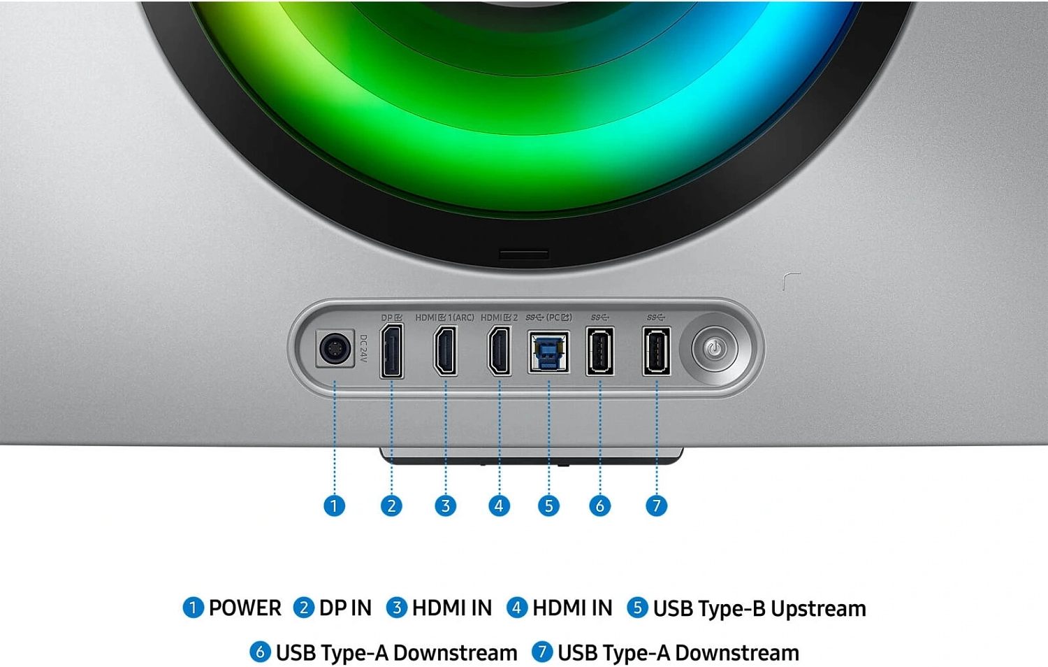 Монитор Samsung 34" S34DG852SMXUE серебристый OLED LED 21:9 M/M полуматовая HAS 250cd 178гр/178гр 3440x1440 175Hz DP Ultra WQHD USB 7.5кг