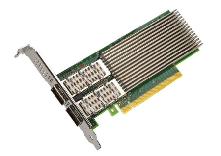 Сетевой адаптер Intel Ethernet Network Adapter E810-CQDA2, 2xQSFP28 ports, 100GbE, PCI-E x16, 1 year (После теста)