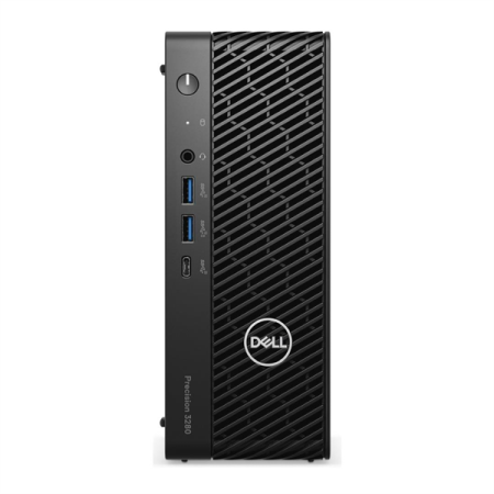 ПК (системный блок) Dell Precision 3280 Compact Workstation Core i7-14700 (2,1GHz) 16GB (1x16GB) DDR5, 512GB SSD, Nvidia RTX A400, 4GB GDDR6, No Optical Drive, Linux Ubuntu,  1YW