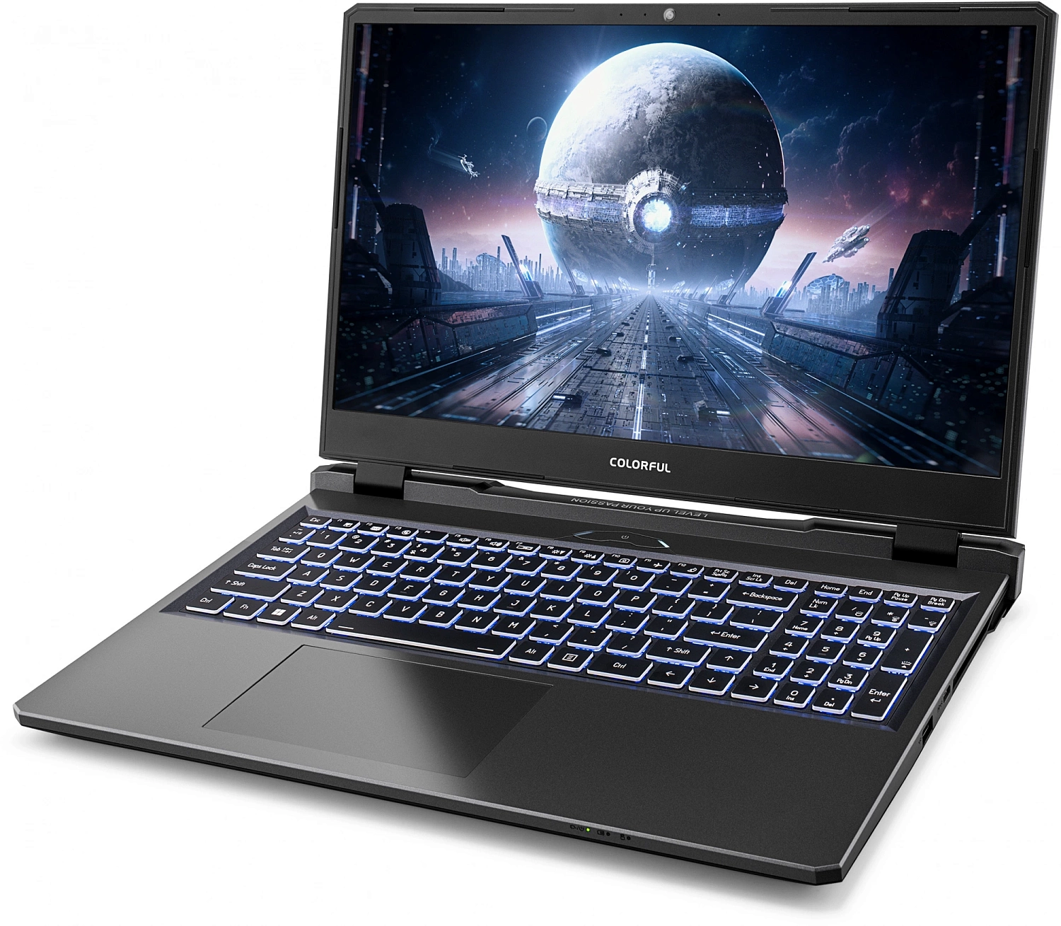 Ноутбук Colorful EVOL P15 24-HD55D16512A-G-RUA-KA Intel Core i5-12450H/16Gb/SSD512Gb/RTX 4050 6Gb/15.6"/IPS/FHD/144Hz/NoOS/grey