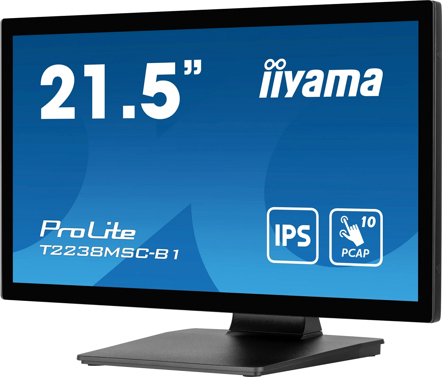 Монитор Iiyama 21.5" ProLite T2238MSC-B1 черный IPS LED 5ms 16:9 HDMI M/M матовая 1000:1 600cd 178гр/178гр 1920x1080 DP FHD USB Touch 6.8кг