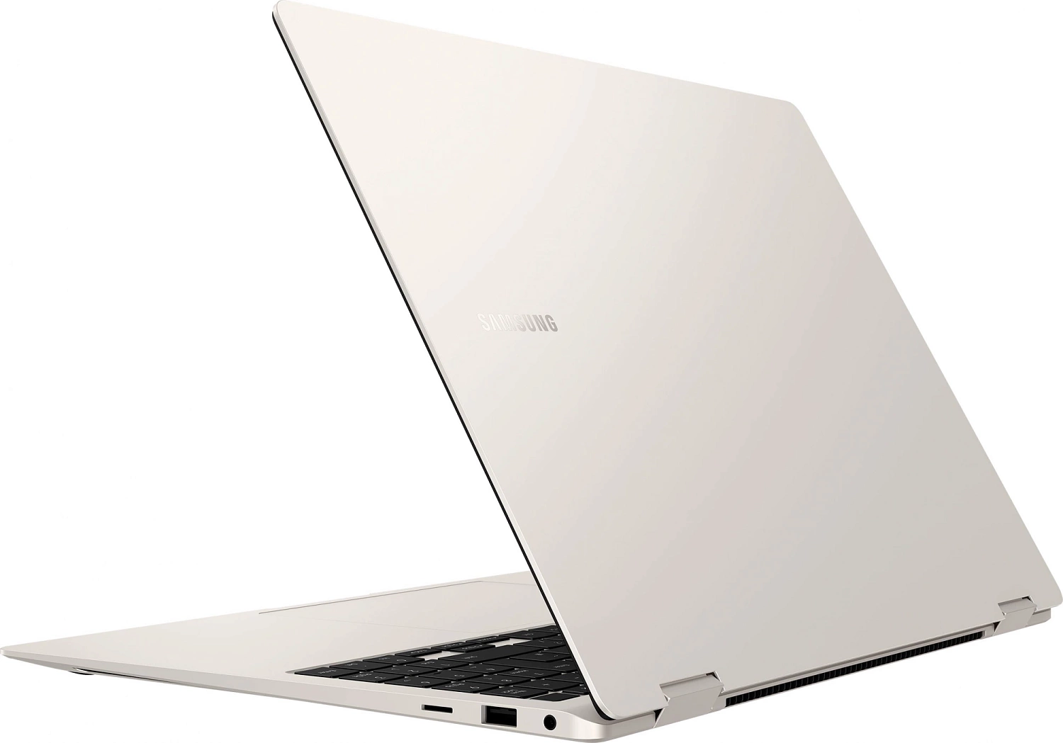 Ноутбук Samsung Galaxy Book 3 Pro 360 NP960 Core i7 1360P 16Gb SSD512Gb Intel Iris Xe graphics 16" AMOLED Touch 3K (2880x1800) Windows 11 Home English 64 beige WiFi BT Cam (NP960QFG-KB2US)